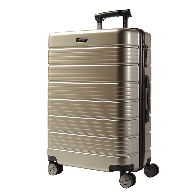 Gold suitcase