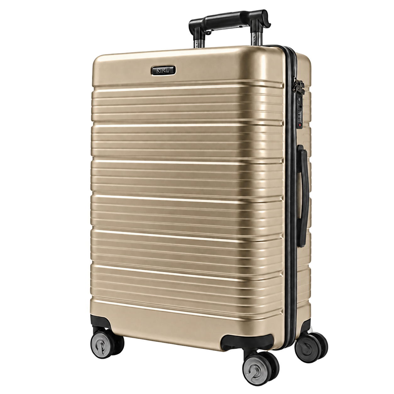 Gold suitcase